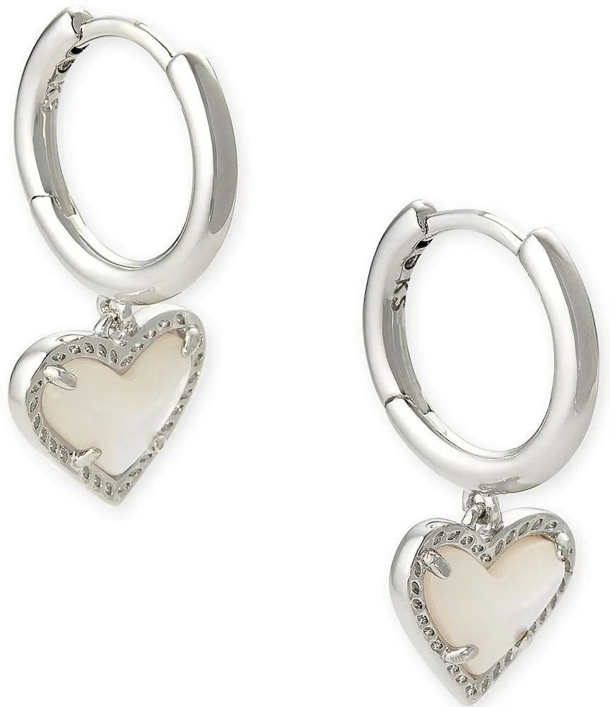 Sophee Heart Hoop Earrings