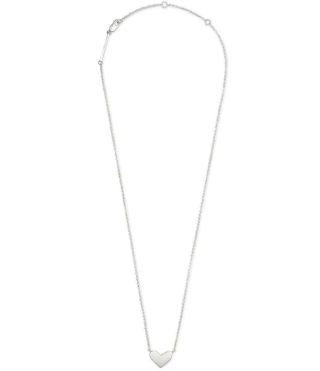 Ari Heart Pendant Necklace in Sterling Silver