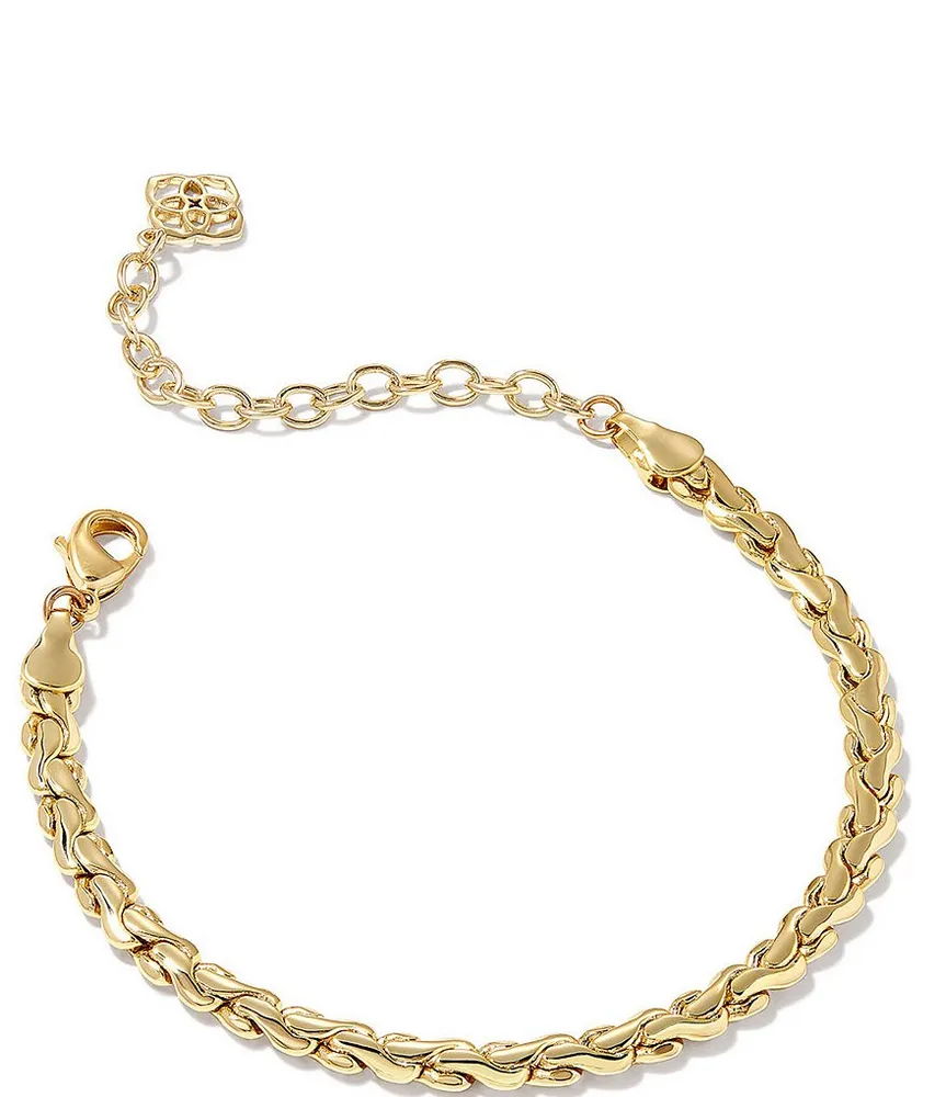 Kendra Scott Men's Beck Round Box Chain Bracelet in 18K Gold Vermeil