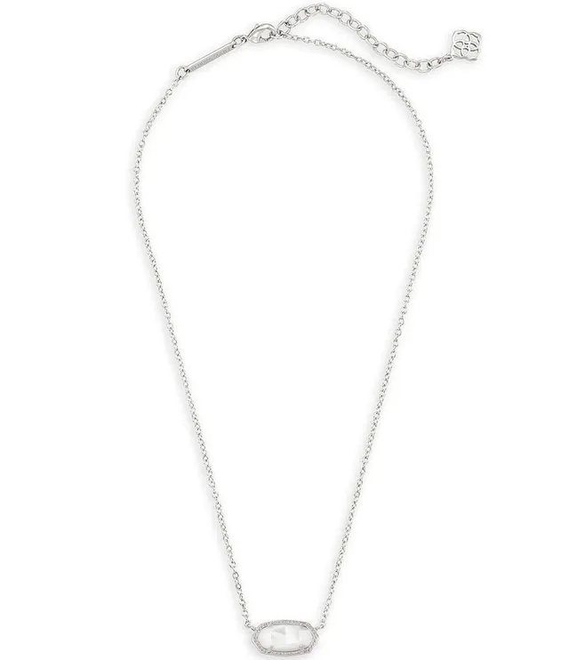 Jae Star Silver Pendant Necklace in Ivory Mother-of-Pearl