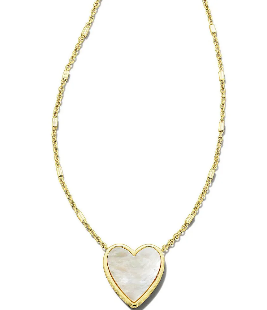 Grayson Gold Pendant Necklace in Ivory Mother-of-Pearl | Kendra Scott