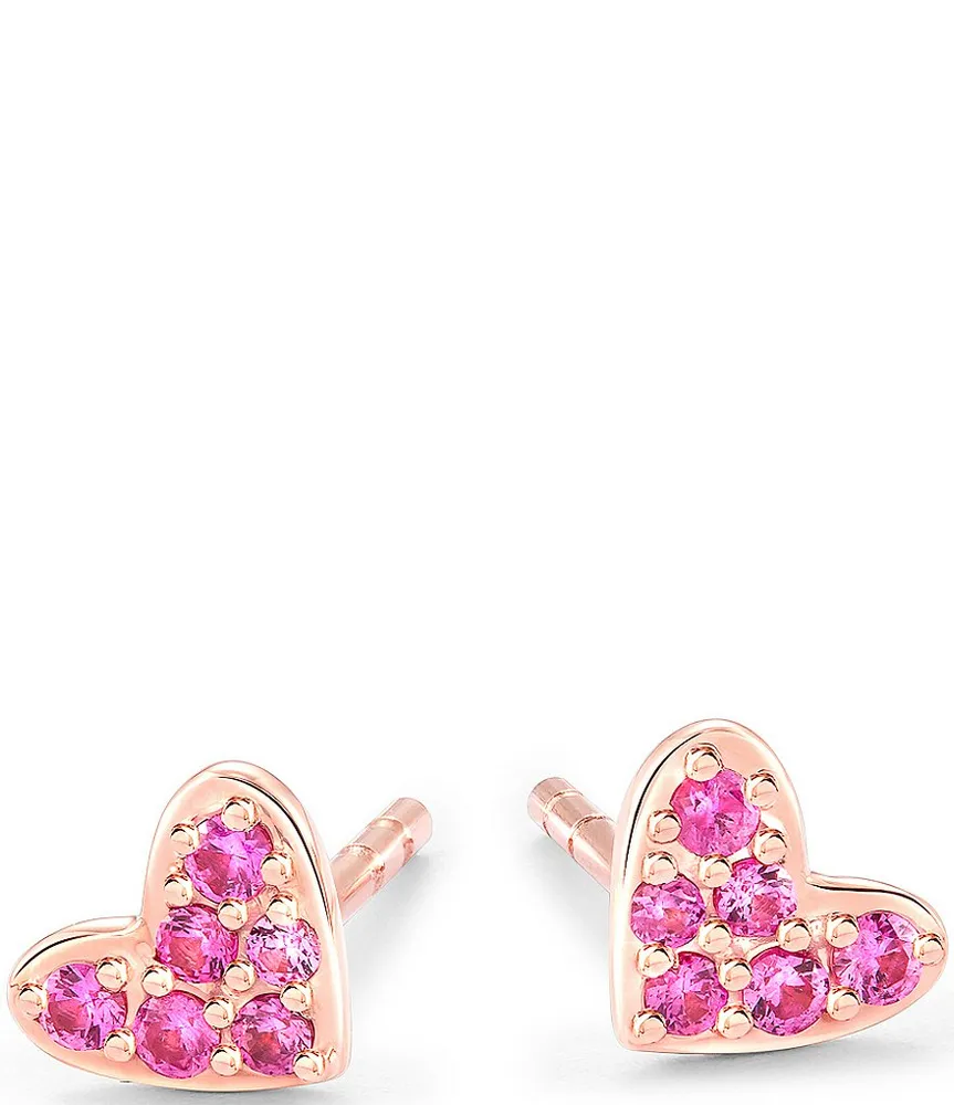 Nola Rose Gold Stud Earrings in Rose Gold Drusy | Kendra Scott