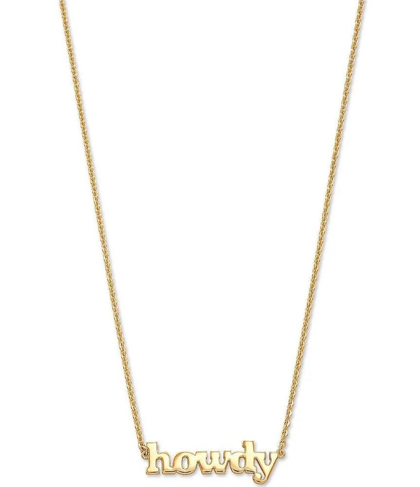 Davis Locket Charm Necklace in 18k Yellow Gold Vermeil | Kendra Scott