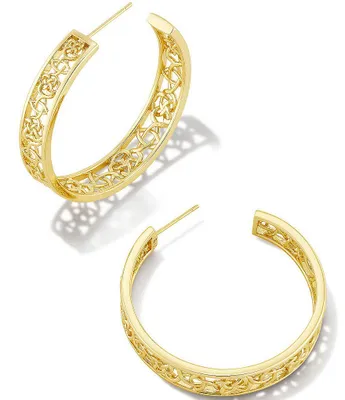 Keeley Hoop Earrings in 18k Gold Vermeil