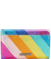 Kurt Geiger London Kensington Metallic Rainbow Wallet Crossbody Bag