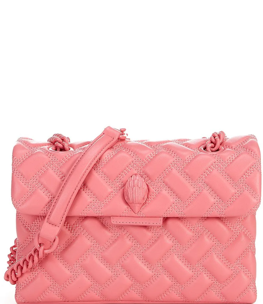 Kurt Geiger London Kensington Drench Mini Flap Quilted Leather