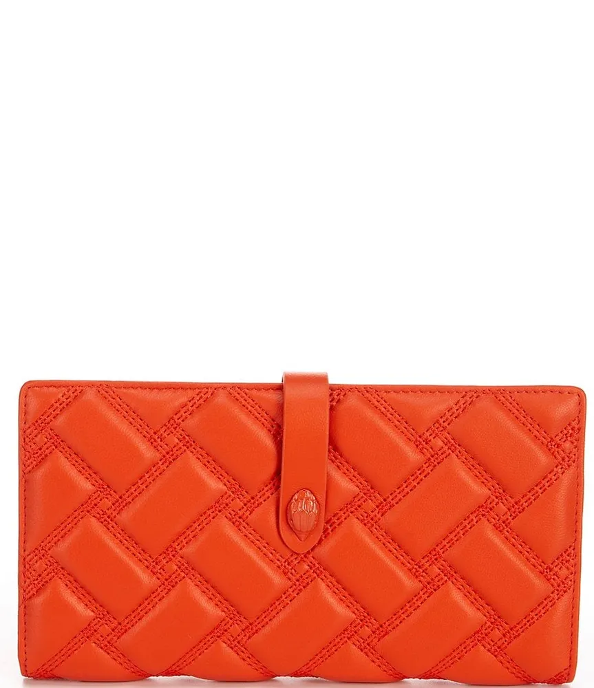 KURT GEIGER LONDON Kensington Quilted Leather Bifold Wallet