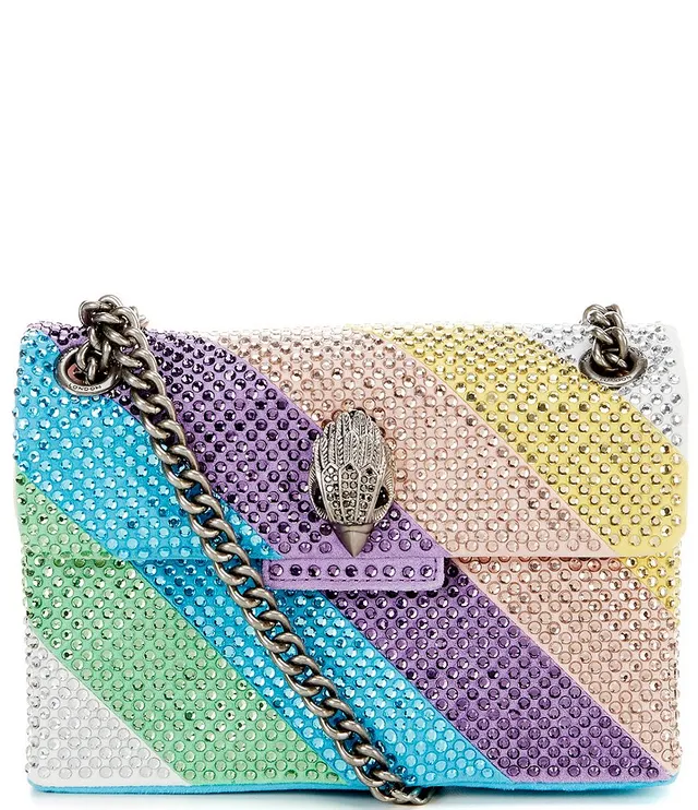 Kurt Geiger London Kensington Mini Rainbow Sequin Eye Crossbody Bag