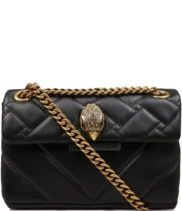 Kurt Geiger London Small Quilted Long Flap Wallet On Chain