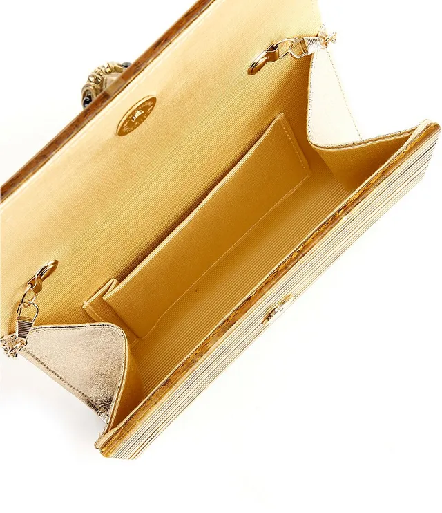 Kurt Geiger London Party Eagle Glitter Acrylic Clutch