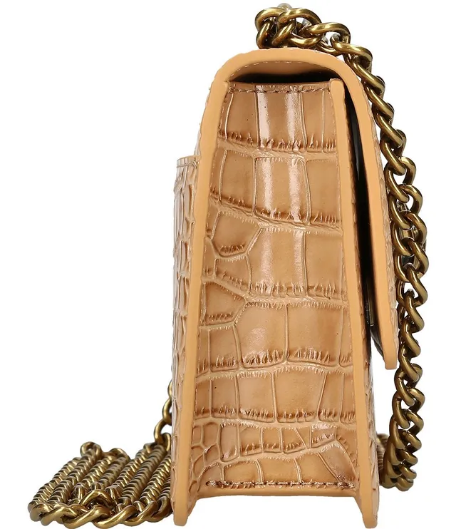 Kurt Geiger London Crocodile Embossed Crossbody Bag