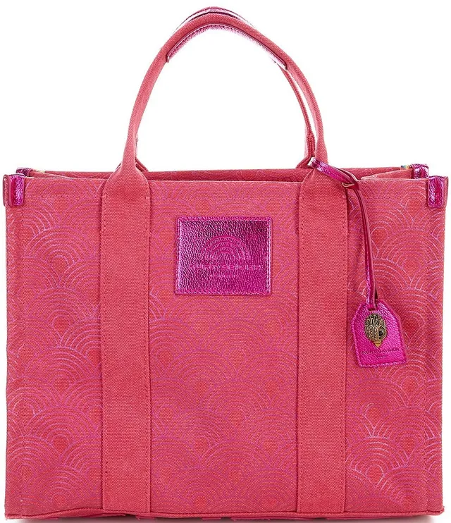 NEW Juicy Couture Hot Neon Pink Shoulder Tote Purse Bag