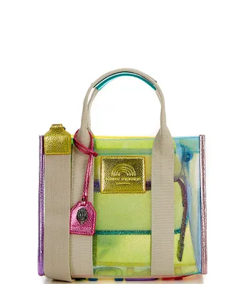 Kurt Geiger London Kensington Medium Metallic Rainbow Shopper Tote