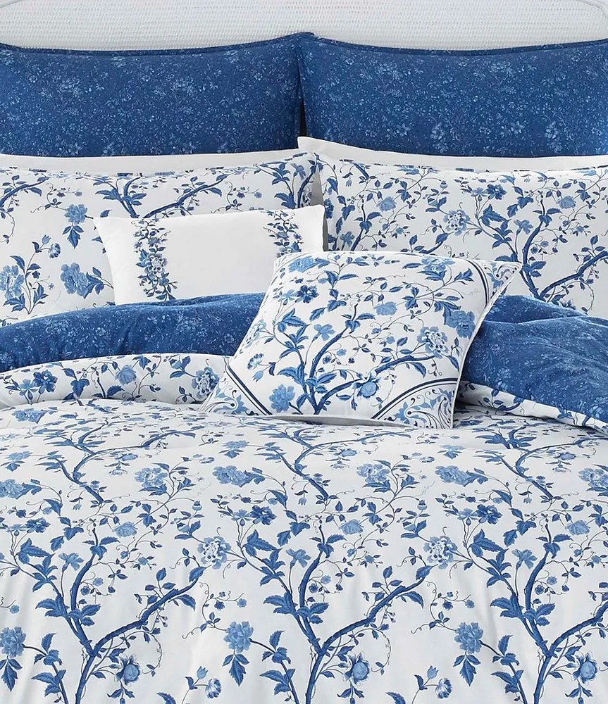 Branch Toile Blue Duvet Cover Bonus Set