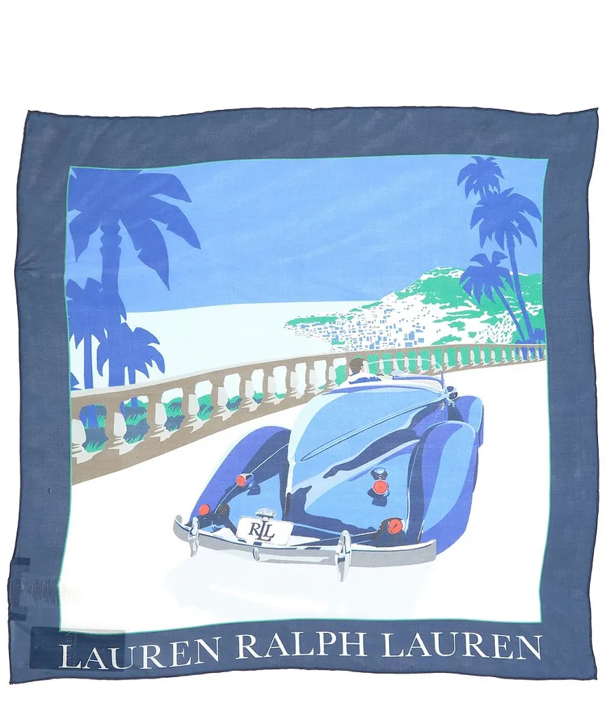 LAUREN Ralph Lauren Ava Ombre Logo Square
