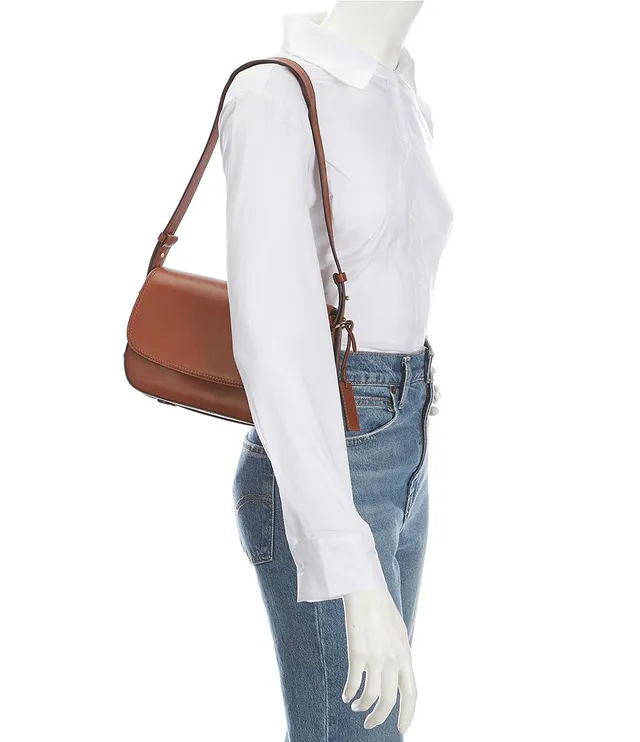 Lauren Ralph Lauren Small Maddy Leather Shoulder Bag