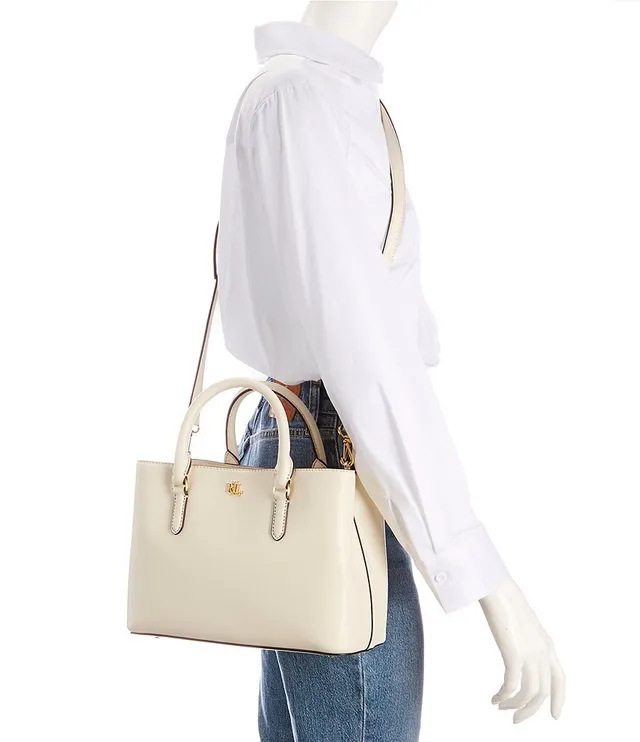 Lauren Ralph Lauren Marcy 26 Leather Tote Bag