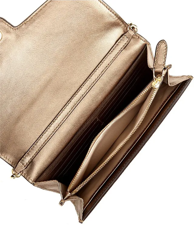 Lauren Ralph Lauren Nappa Leather Medium Emmy Crossbody Bucket Bag
