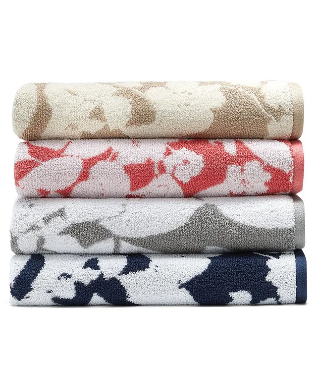 Lauren Ralph Sanders Herringbone Antimicrobial Bath Towels