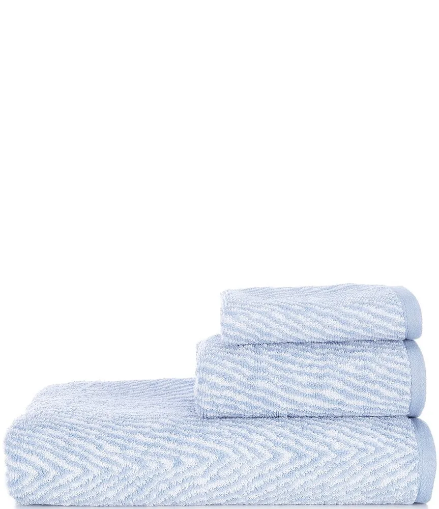 Lauren Ralph Sanders Herringbone Antimicrobial Bath Towels
