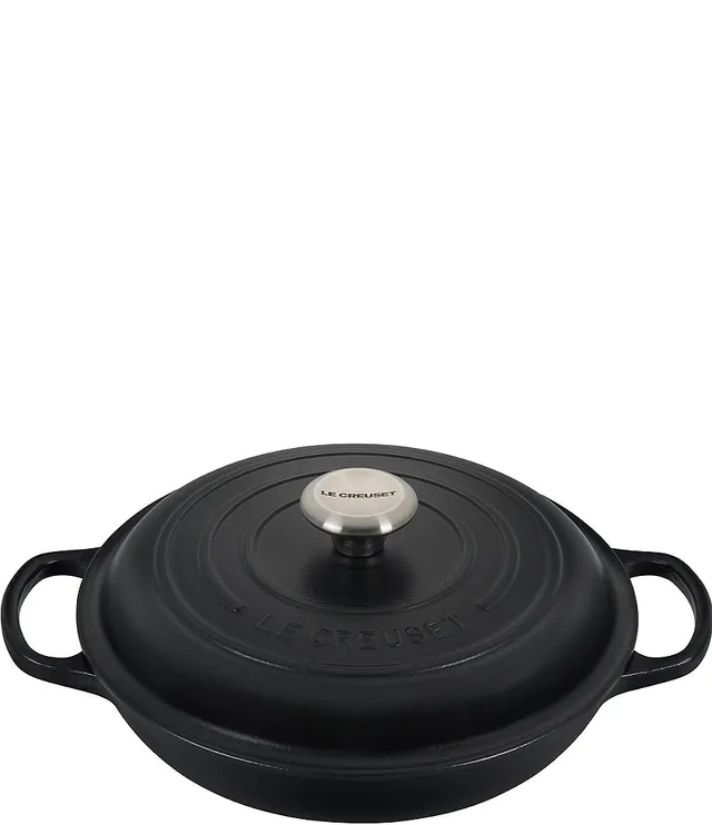 Chasseur French Enameled Cast Iron Braiser with Lid, 2.6-Quart