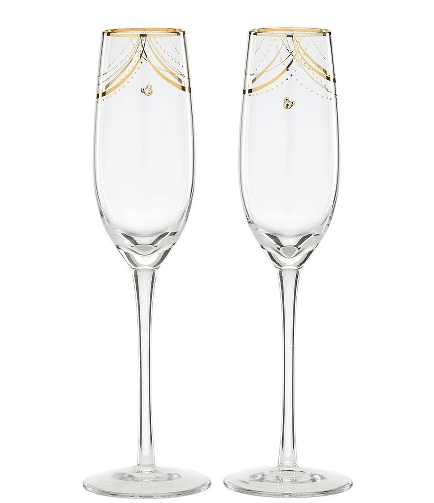 Swarovski Crystalline Toasting Flutes, Set of 2