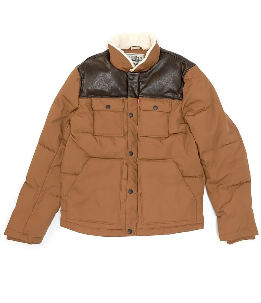 Quilted Woodsman Puffer Jacket - Multi-color