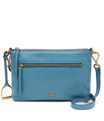 Margot Kiera Double Zip Leather Crossbody Bag