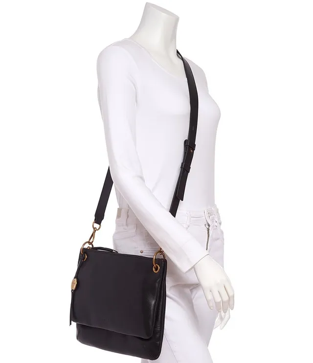 Margot Kiera Double Zip Leather Crossbody Bag