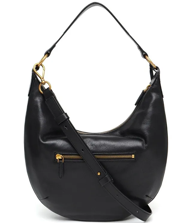 margot, Bags, Margot New York Black Leather Backpack With Brass Colored  Hardware