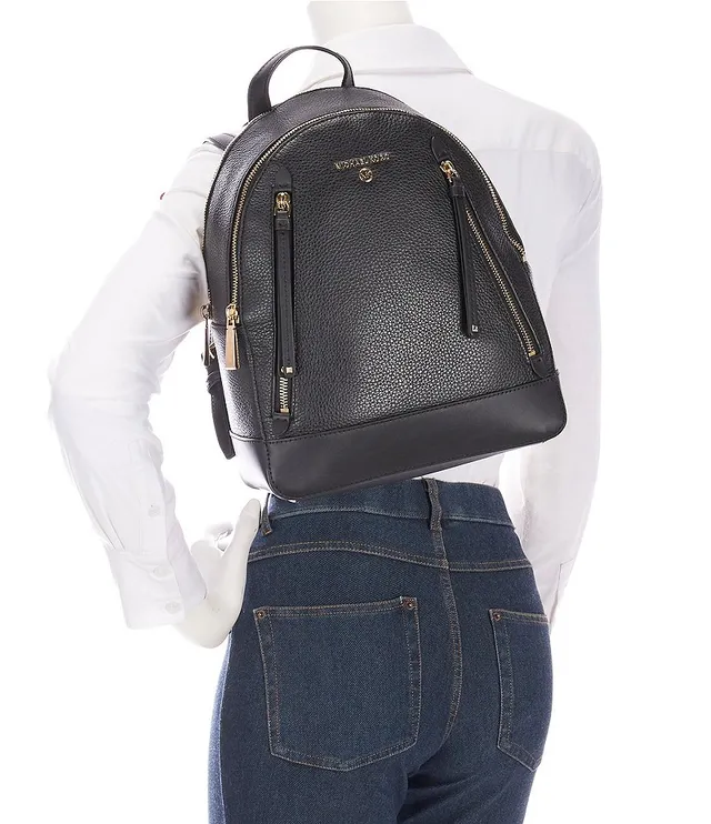 Brooklyn Medium Pebbled Leather Backpack