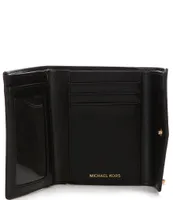 Michael Kors Carmen Medium Envelope Tri-Fold Logo Closure Wallet