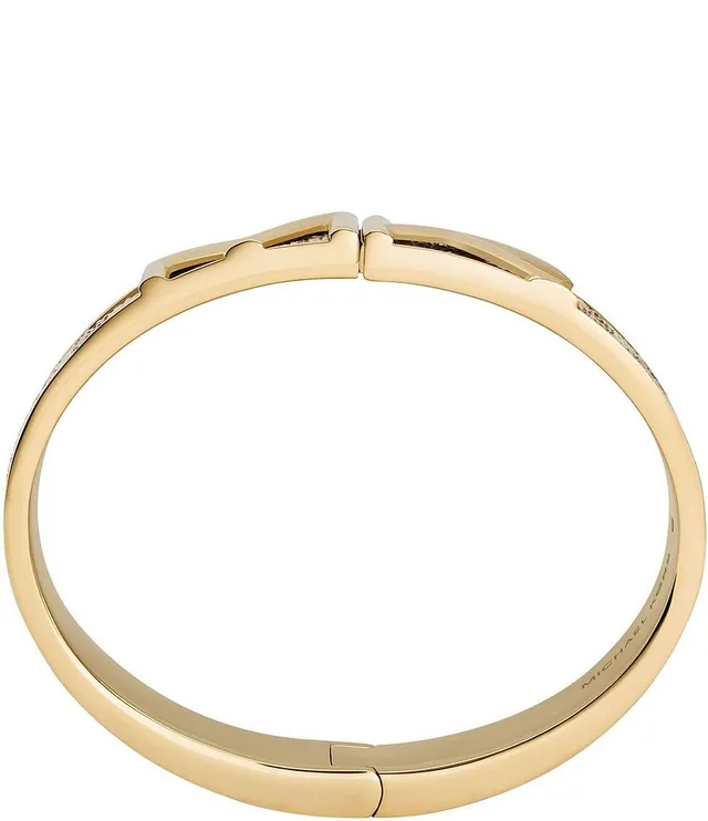 Michael Kors MK Mott Logo Signature Bangle Bracelet