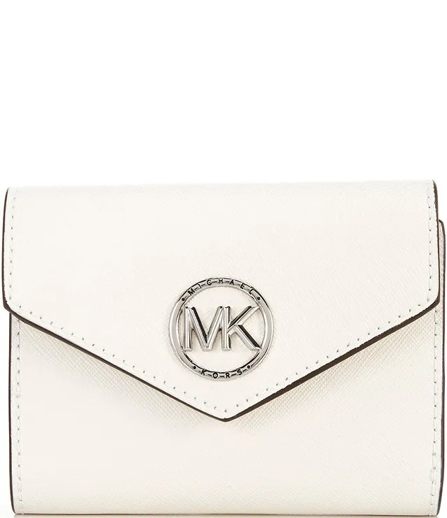 Michael Kors Carmen Medium Envelope Tri-Fold Logo Closure Wallet