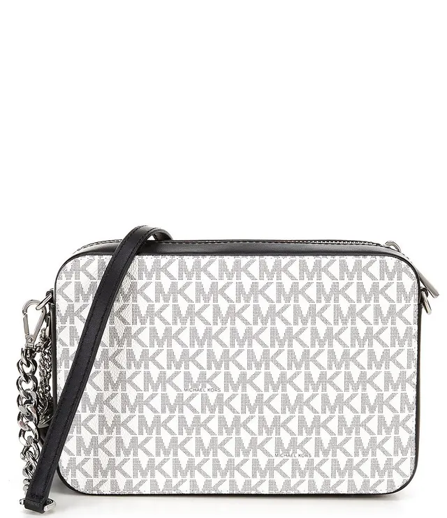 MICHAEL Michael Kors Women's Jet Set Medium Camera Bag - Optic White