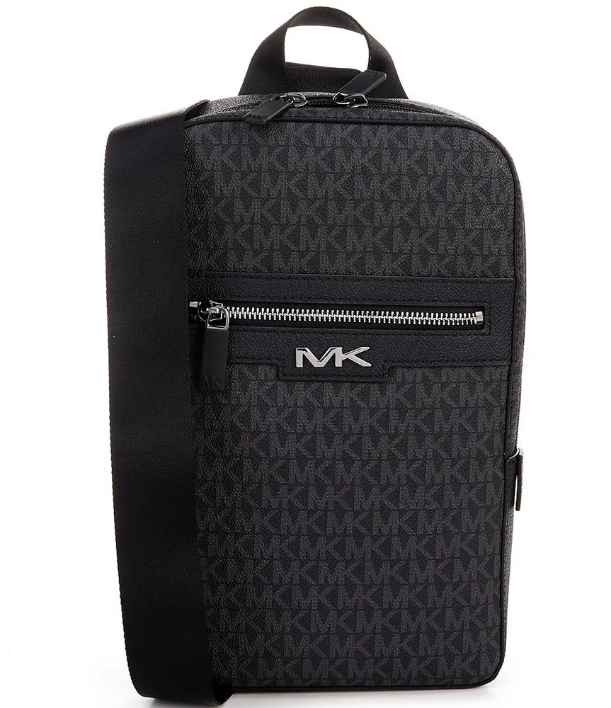 Michael Kors Malone Signature Logo Print Sling Bag