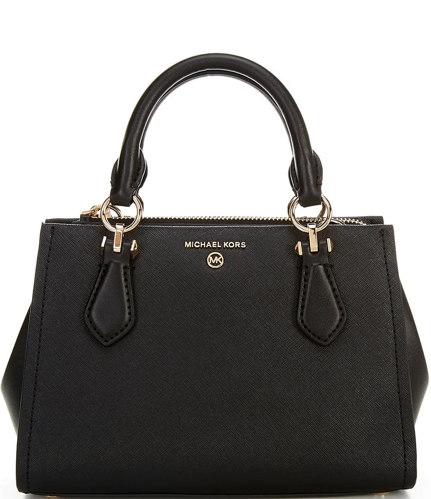 Michael Kors Marilyn Large Color-Block Saffiano Leather Satchel