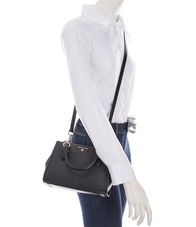 Michael Kors Marilyn Saffiano Leather Small Crossbody Bag - Black