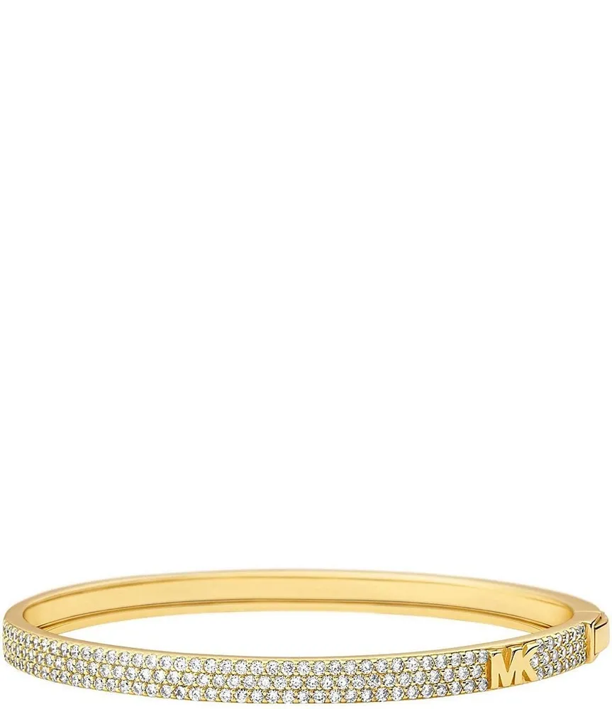 Michael Kors MK Mott Logo Signature Bangle Bracelet