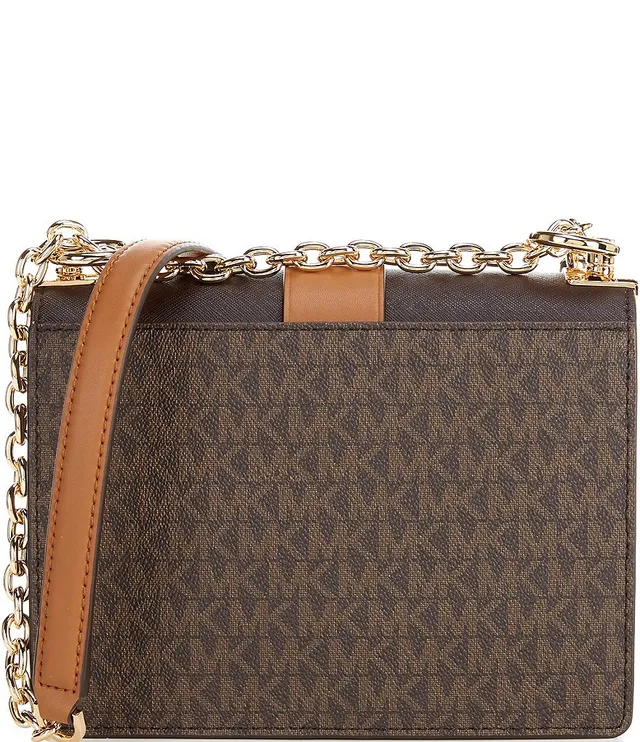 Michael Kors Heather Signature Logo Semi Lux XS Crossbody Bag