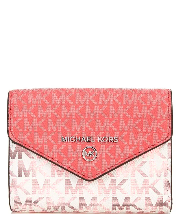 Michael Kors Ladies Signature Logo Carmen Medium Envelope Tri-Fold