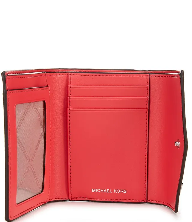 Michael Kors Jet Set Charm Leather Envelope Trifold Wallet