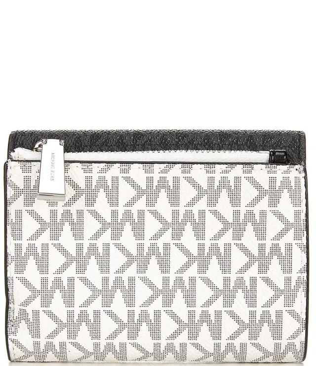 MICHAEL Michael Kors Jet Set Continental Wallet Blackoptic White