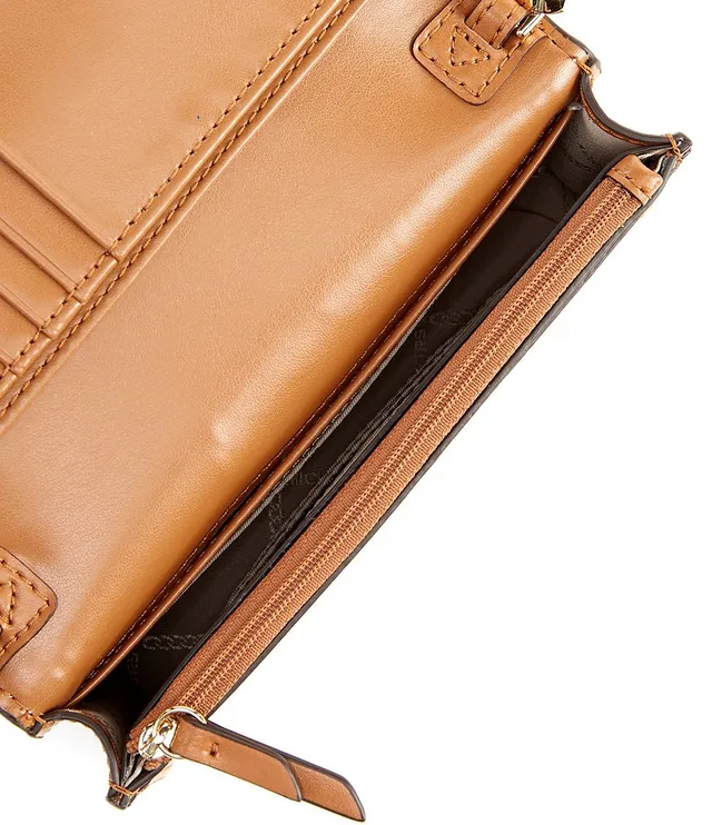 MICHAEL Michael Kors Marilyn Small Leather Crossbody Bag in Orange