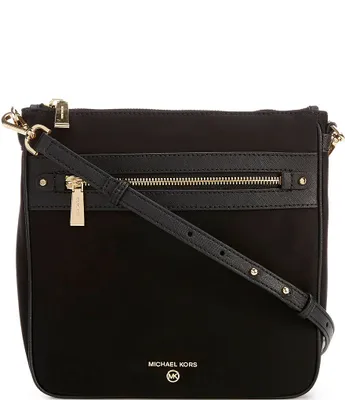 MICHAEL Michael Kors Jet Set Charm Medium Cross Body Bag in Black