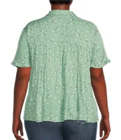 Moa Moa Camp Button Front Short Sleeve Shirt