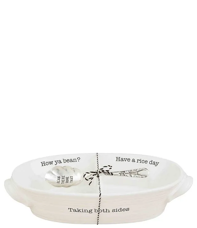 Mud Pie Ceramic Brie Baker Set