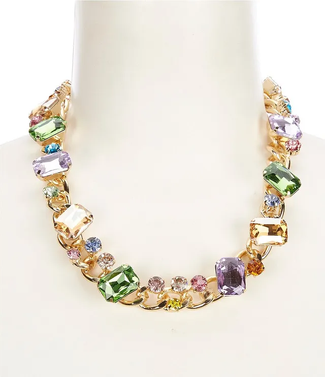 Natasha Accessories Crystal Bee Collar Necklace