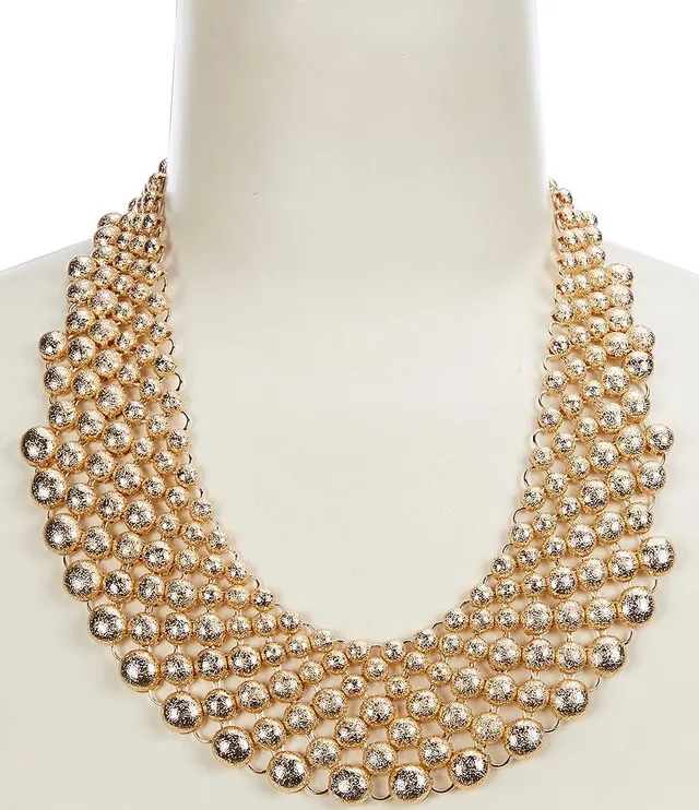 Natasha Accessories Crystal Bee Collar Necklace