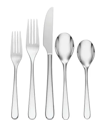 Oneida Storm Black 20-Piece Stainless Steel Flatware Set